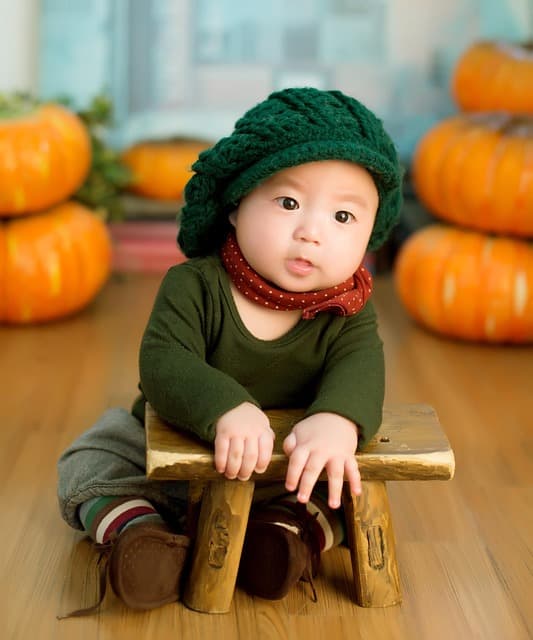 Smiling baby