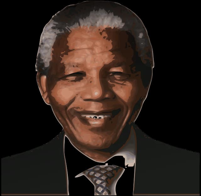 Nelson Mandela addressing a crowd